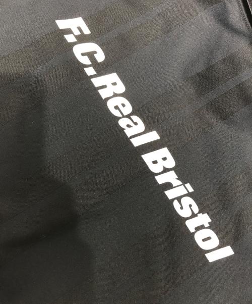 F.C.R.B.（エフシーレアルブリストル）F.C.R.B. (エフシーレアルブリストル) Coca-Cola WEAVE STRIPE S/S POLO ブラック サイズ:Lの古着・服飾アイテム