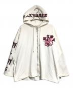 GALFY×KRYclothingガルフィー×ケリークロージング）の古着「ジップパーカー」｜ホワイト