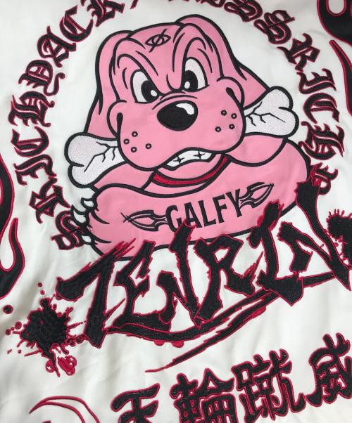 GALFY（ガルフィー）GALFY (ガルフィー) KRYclothing (ケリークロージング) ジップパーカー ホワイト サイズ:Freeの古着・服飾アイテム
