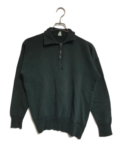 sports wear（スポーツウェア）sports wear (スポーツウェア) バックプリント ハーフジップスウェット グリーン サイズ:XLの古着・服飾アイテム