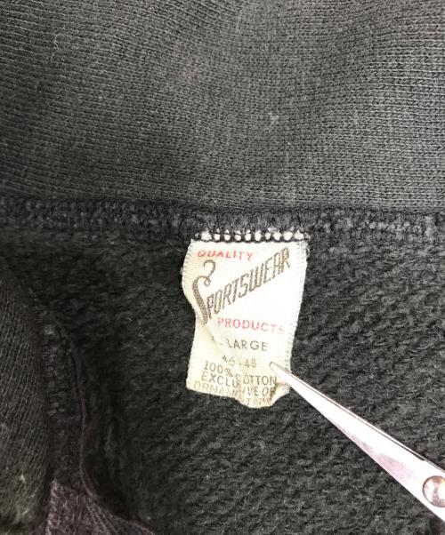 sports wear（スポーツウェア）sports wear (スポーツウェア) バックプリント ハーフジップスウェット グリーン サイズ:XLの古着・服飾アイテム