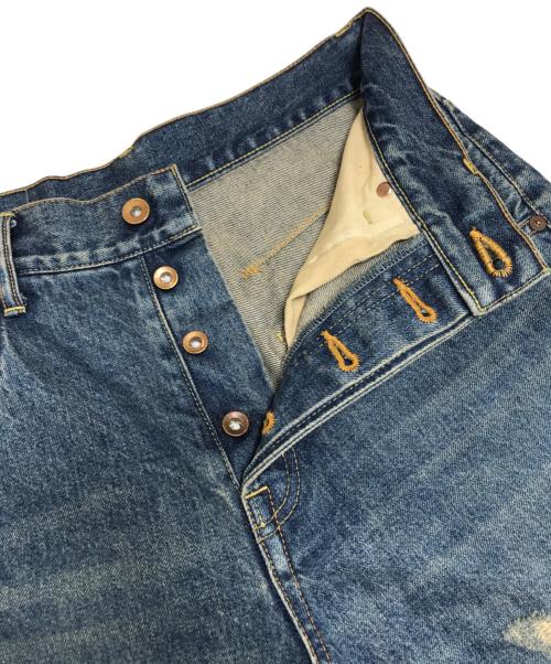 amok（アモク）amok (アモク) CHAIN DAMAGE DENIM インディゴ サイズ:Sの古着・服飾アイテム