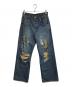 amok（アモク）の古着「CHAIN DAMAGE DENIM」｜インディゴ