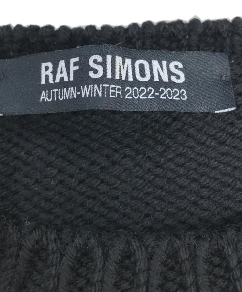 RAF SIMONS（ラフシモンズ）RAF SIMONS (ラフシモンズ) RSロゴニット ブラック サイズ:2の古着・服飾アイテム