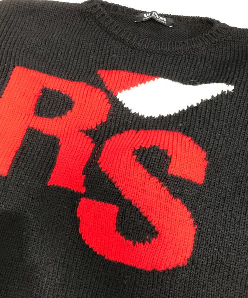 RAF SIMONS（ラフシモンズ）RAF SIMONS (ラフシモンズ) RSロゴニット ブラック サイズ:2の古着・服飾アイテム