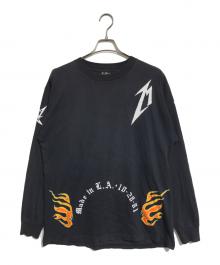 バンドロングスリーブTシャツ（バンドロングスリーブTシャツ）の古着「90s METALLICA(メタリカ) バンドロングスリーブTシャツ」｜ブラック