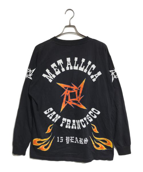バンドロングスリーブTシャツ（バンドロングスリーブTシャツ）バンドロングスリーブTシャツ (バンドロングスリーブTシャツ) 90s METALLICA(メタリカ) バンドロングスリーブTシャツ ブラック サイズ:XLの古着・服飾アイテム