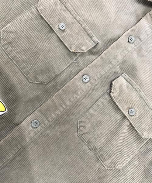 SUPREME（シュプリーム）SUPREME (シュプリーム) Gonz Corduroy Work Shirt グリーン サイズ:Lの古着・服飾アイテム