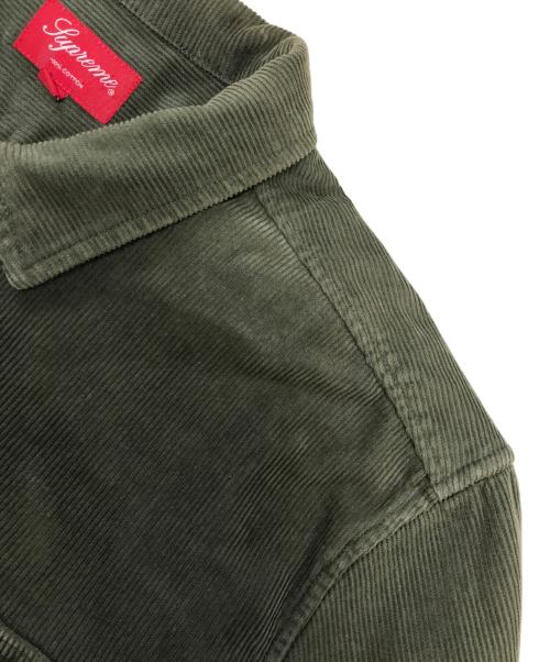 SUPREME（シュプリーム）SUPREME (シュプリーム) Gonz Corduroy Work Shirt グリーン サイズ:Lの古着・服飾アイテム