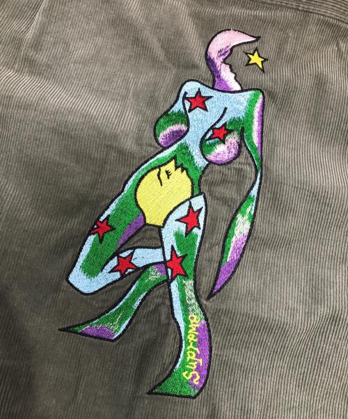 SUPREME（シュプリーム）SUPREME (シュプリーム) Gonz Corduroy Work Shirt グリーン サイズ:Lの古着・服飾アイテム