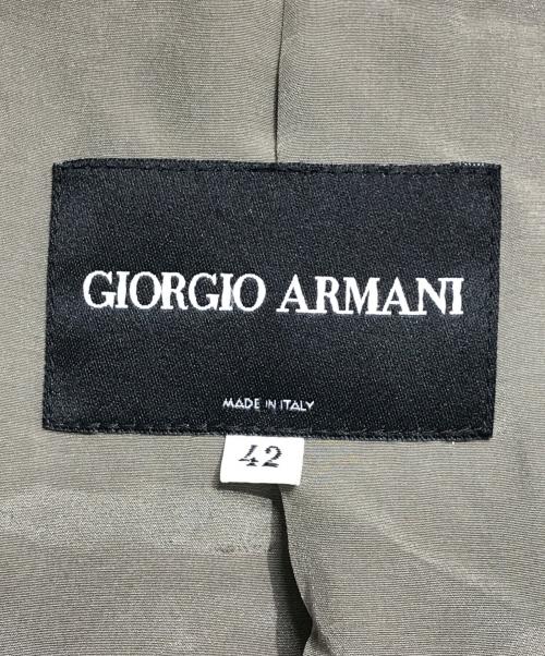 GIORGIO ARMANI（ジョルジオアルマーニ）GIORGIO ARMANI (ジョルジオアルマーニ) ナポレオンジャケット ベージュ サイズ:42の古着・服飾アイテム