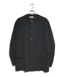 GIORGIO ARMANI（ジョルジオアルマーニ）の古着「ノーカラージャケット」｜ブラック