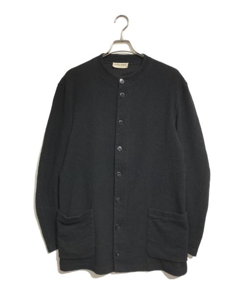 GIORGIO ARMANI（ジョルジオアルマーニ）GIORGIO ARMANI (ジョルジオアルマーニ) ノーカラージャケット ブラック サイズ:40の古着・服飾アイテム
