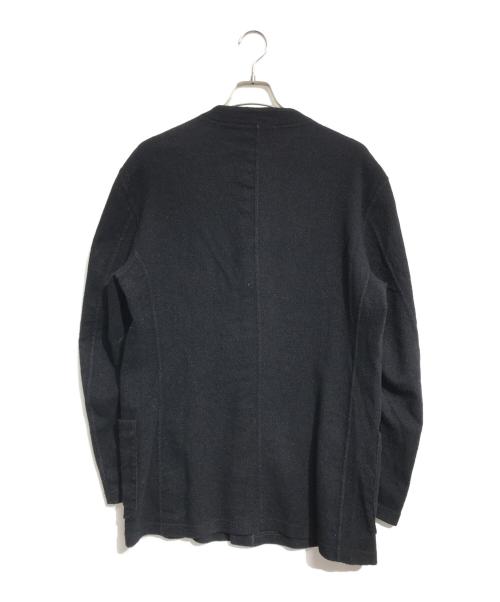 GIORGIO ARMANI（ジョルジオアルマーニ）GIORGIO ARMANI (ジョルジオアルマーニ) ノーカラージャケット ブラック サイズ:40の古着・服飾アイテム