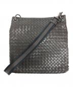 BOTTEGA VENETAボッテガベネタ）の古着「イントレチャートショルダーバッグ」｜ブラウン