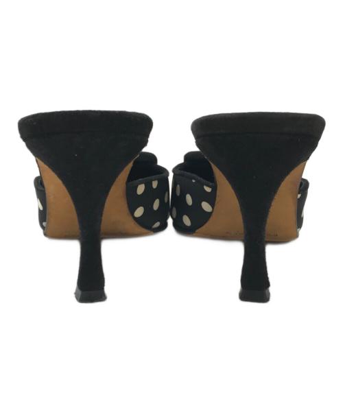 Manolo Blahnik（マノロ ブラニク）Manolo Blahnik (マノロ ブラニク) ミュール ブラック サイズ:36の古着・服飾アイテム