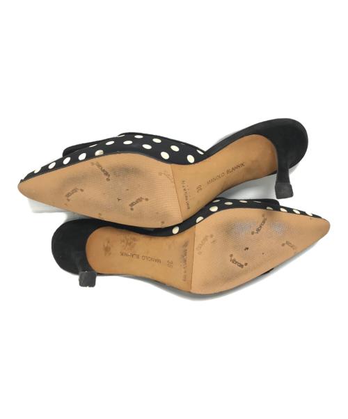 Manolo Blahnik（マノロ ブラニク）Manolo Blahnik (マノロ ブラニク) ミュール ブラック サイズ:36の古着・服飾アイテム