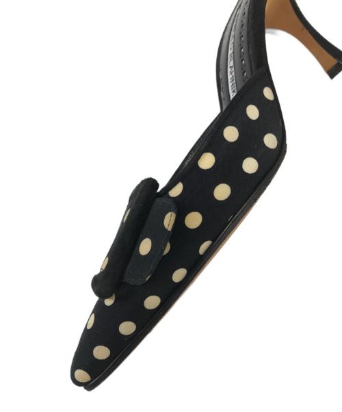 Manolo Blahnik（マノロ ブラニク）Manolo Blahnik (マノロ ブラニク) ミュール ブラック サイズ:36の古着・服飾アイテム