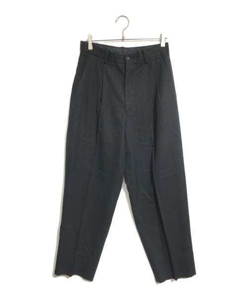 Yohji Yamamoto pour homme（ヨウジヤマモト プールオム）Yohji Yamamoto pour homme (ヨウジヤマモト プールオム) ウールギャバスラックス ブラック サイズ:Sの古着・服飾アイテム