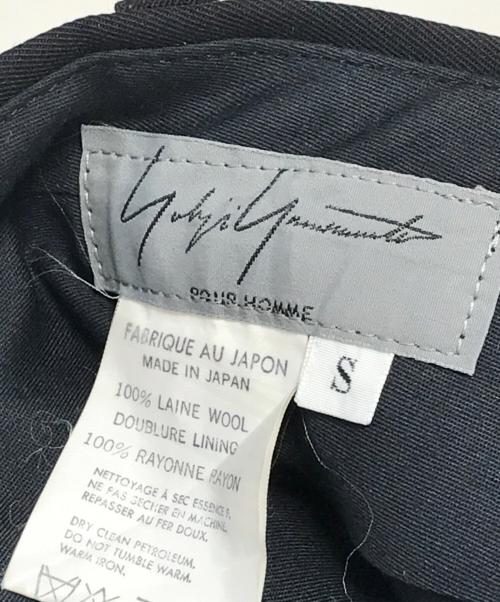 Yohji Yamamoto pour homme（ヨウジヤマモト プールオム）Yohji Yamamoto pour homme (ヨウジヤマモト プールオム) ウールギャバスラックス ブラック サイズ:Sの古着・服飾アイテム
