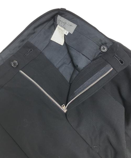 Yohji Yamamoto pour homme（ヨウジヤマモト プールオム）Yohji Yamamoto pour homme (ヨウジヤマモト プールオム) ウールギャバスラックス ブラック サイズ:Sの古着・服飾アイテム