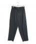 Yohji Yamamoto pour homme（ヨウジヤマモト プールオム）の古着「ウールギャバスラックス」｜ブラック