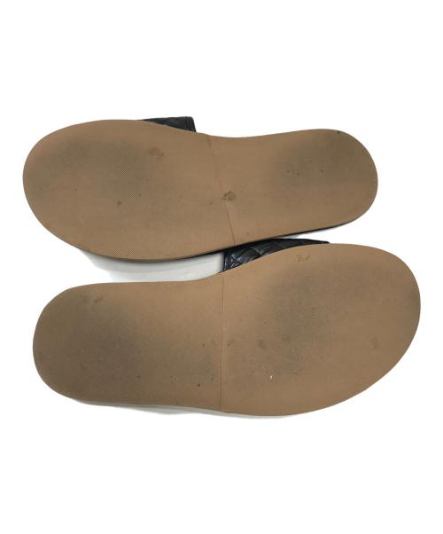 GUCCI（グッチ）GUCCI (グッチ) Horsebit Quilted Leather Slides(ホースビットキルティングレザースリッパ) ブラック サイズ:不明の古着・服飾アイテム