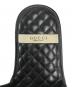 中古・古着 GUCCI (グッチ) Horsebit Quilted Leather Slides(ホースビットキルティングレザースリッパ) ブラック サイズ:不明：22000円