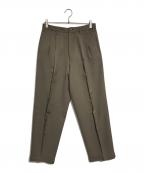 Y's for menワイズフォーメン）の古着「2タックスラックス」｜オリーブ