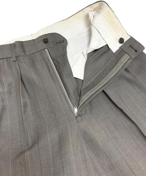 Y'S for men design（ワイズフォーメンデザイン）Y'S for men design (ワイズフォーメンデザイン) 2タックスラックス ブラウン サイズ:Lの古着・服飾アイテム