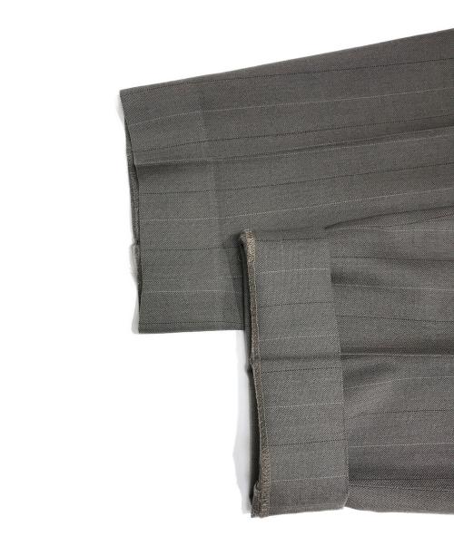 Y'S for men design（ワイズフォーメンデザイン）Y'S for men design (ワイズフォーメンデザイン) 2タックスラックス ブラウン サイズ:Lの古着・服飾アイテム