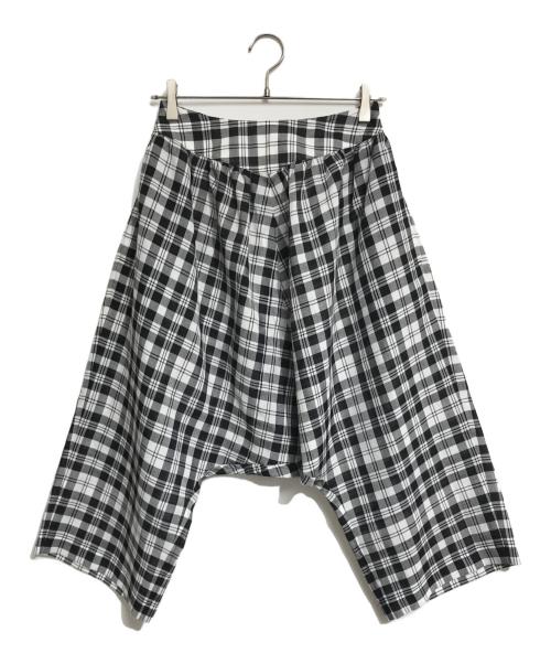 tricot COMME des GARCONS（トリココムデギャルソン）tricot COMME des GARCONS (トリココムデギャルソン) サルエルチェックパンツ グレー サイズ:Sの古着・服飾アイテム