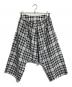 tricot COMME des GARCONS（トリココムデギャルソン）の古着「サルエルチェックパンツ」｜グレー