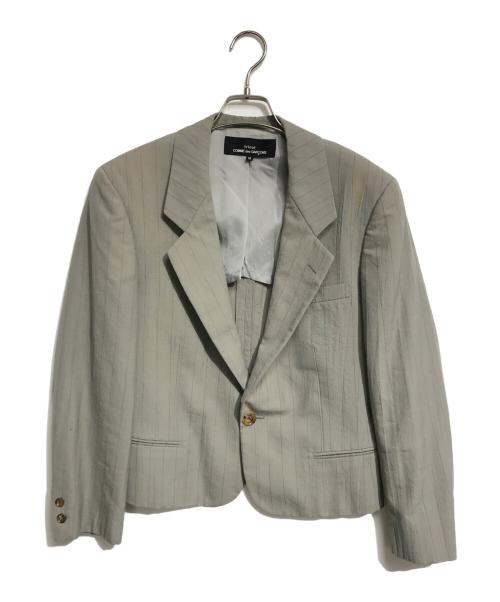 tricot COMME des GARCONS（トリココムデギャルソン）tricot COMME des GARCONS (トリココムデギャルソン) 1Bテーラードジャケット グレー サイズ:Mの古着・服飾アイテム