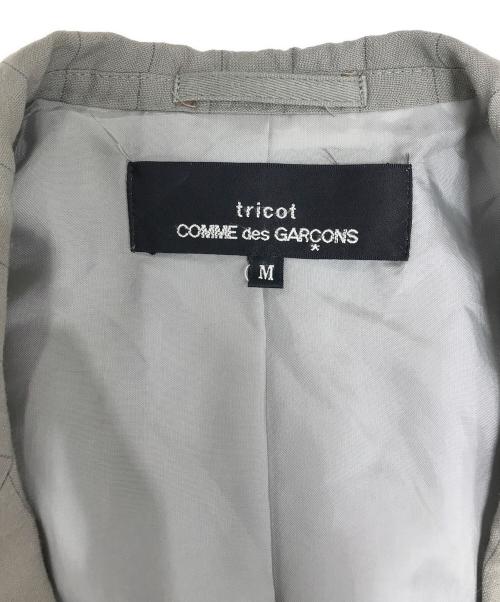 tricot COMME des GARCONS（トリココムデギャルソン）tricot COMME des GARCONS (トリココムデギャルソン) 1Bテーラードジャケット グレー サイズ:Mの古着・服飾アイテム
