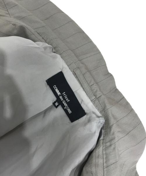 tricot COMME des GARCONS（トリココムデギャルソン）tricot COMME des GARCONS (トリココムデギャルソン) 1Bテーラードジャケット グレー サイズ:Mの古着・服飾アイテム