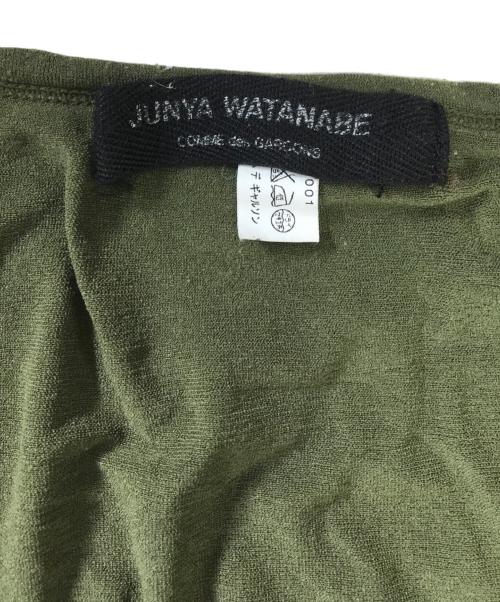 JUNYA WATANABE COMME des GARCONS（(ジュンヤワタナベ コムデギャルソン）JUNYA WATANABE COMME des GARCONS ((ジュンヤワタナベ コムデギャルソン) ロングスリーブカットソー グリーン サイズ:表記なしの古着・服飾アイテム