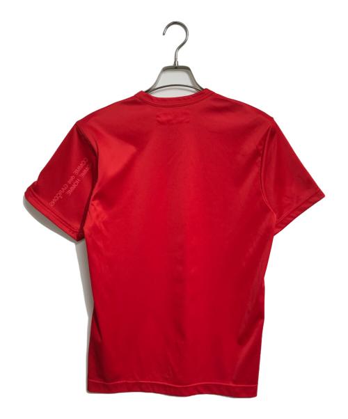 COMME des GARCONS HOMME HOMME（コムデギャルソンオムオム）COMME des GARCONS HOMME HOMME (コムデギャルソンオムオム) 袖ロゴTシャツ レッド サイズ:表記なしの古着・服飾アイテム