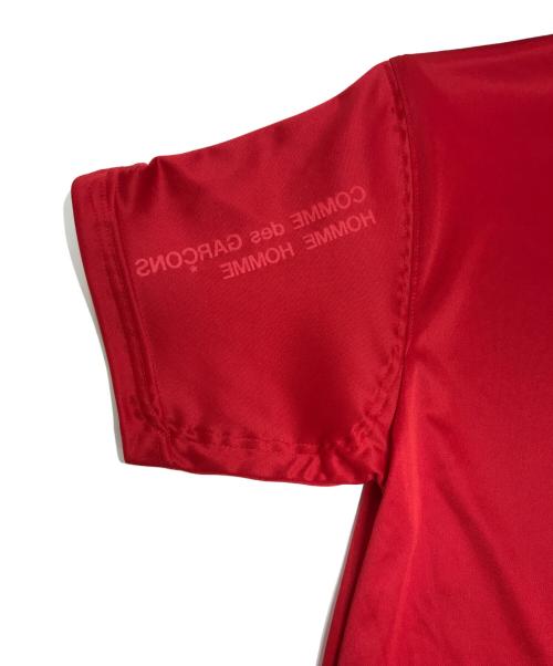 COMME des GARCONS HOMME HOMME（コムデギャルソンオムオム）COMME des GARCONS HOMME HOMME (コムデギャルソンオムオム) 袖ロゴTシャツ レッド サイズ:表記なしの古着・服飾アイテム