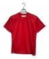 COMME des GARCONS HOMME HOMME（コムデギャルソンオムオム）の古着「袖ロゴTシャツ」｜レッド