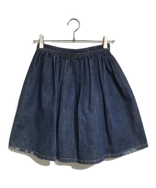 MIU MIU（ミュウミュウ）MIU MIU (ミュウミュウ) デニムミニスカート インディゴ サイズ:38の古着・服飾アイテム