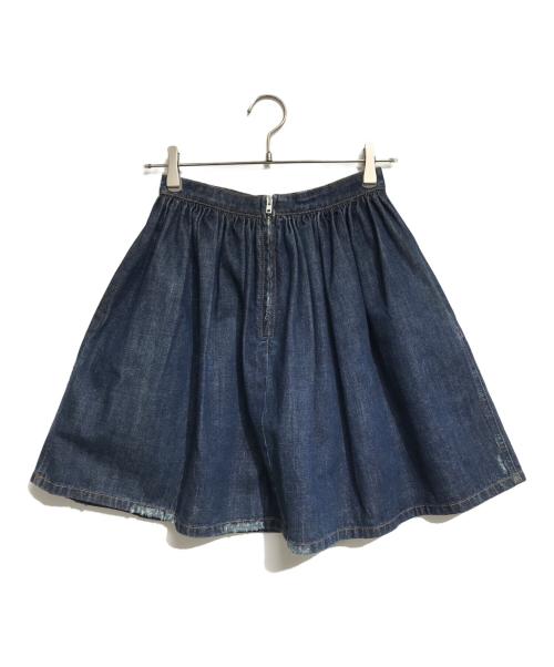 MIU MIU（ミュウミュウ）MIU MIU (ミュウミュウ) デニムミニスカート インディゴ サイズ:38の古着・服飾アイテム