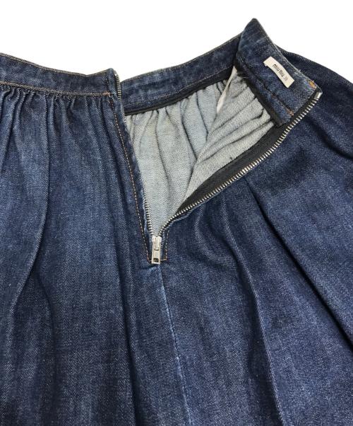 MIU MIU（ミュウミュウ）MIU MIU (ミュウミュウ) デニムミニスカート インディゴ サイズ:38の古着・服飾アイテム