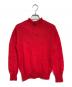 tricot COMME des GARCONS（トリココムデギャルソン）の古着「ヘンリーネックモヘアニット」｜レッド