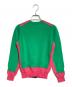 COMME des GARCONS (コムデギャルソン) バイカラーニットカーディガン グリーン×ピンク サイズ:表記なし：15000円