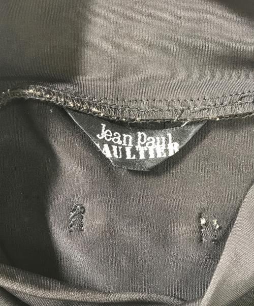 Jean Paul GAULTIER（ジャンポールゴルチェ）Jean Paul GAULTIER (ジャンポールゴルチェ) フェイクファー切替カットソー ブラック サイズ:9の古着・服飾アイテム