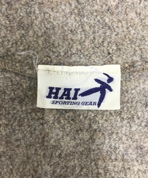 HAI SPORTING GEAR（ハイスポーティングギア）HAI SPORTING GEAR (ハイスポーティングギア) ニットジャケット ベージュ サイズ:Mの古着・服飾アイテム