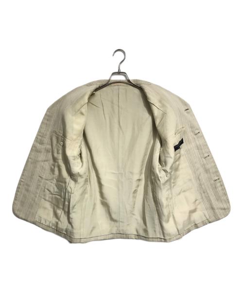 COMME des GARCONS HOMME PLUS（コムデギャルソンオムプリュス）COMME des GARCONS HOMME PLUS (コムデギャルソンオムプリュス) テーラードジャケット ベージュ サイズ:Mの古着・服飾アイテム