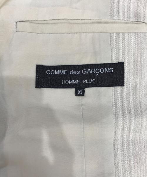 COMME des GARCONS HOMME PLUS（コムデギャルソンオムプリュス）COMME des GARCONS HOMME PLUS (コムデギャルソンオムプリュス) テーラードジャケット ベージュ サイズ:Mの古着・服飾アイテム