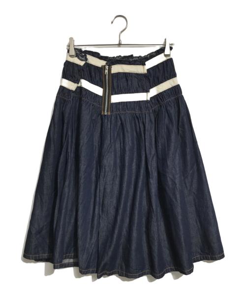 tricot COMME des GARCONS（トリココムデギャルソン）tricot COMME des GARCONS (トリココムデギャルソン) デニムスカート インディゴ サイズ:Mの古着・服飾アイテム